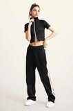 Y2k Women's Zip-up Crop Top