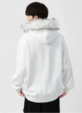 American Heavyweight Fleece Lined Fur Hoodie