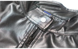 Streetwear Vintage PU Leather Race Jacket