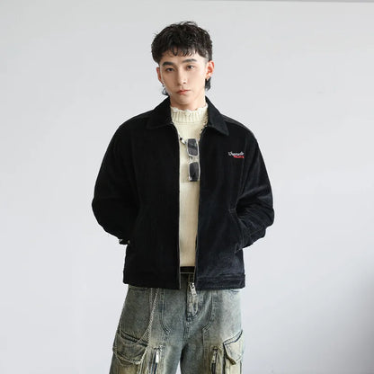 Effortless Vintage American Style Bomber Jacket
