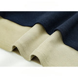 Slimming American Fake Two-Piece Long-Sleeved T-Shirt