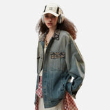 Blue Washed Denim Jacket
