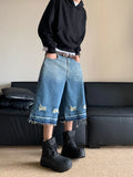 Y2k Ripped Washed Jorts
