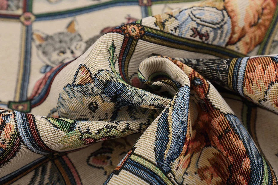 Vintage Pattern Cat Jacket