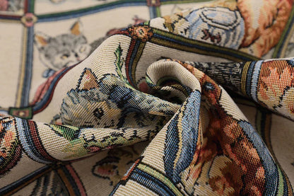 Vintage Pattern Cat Jacket