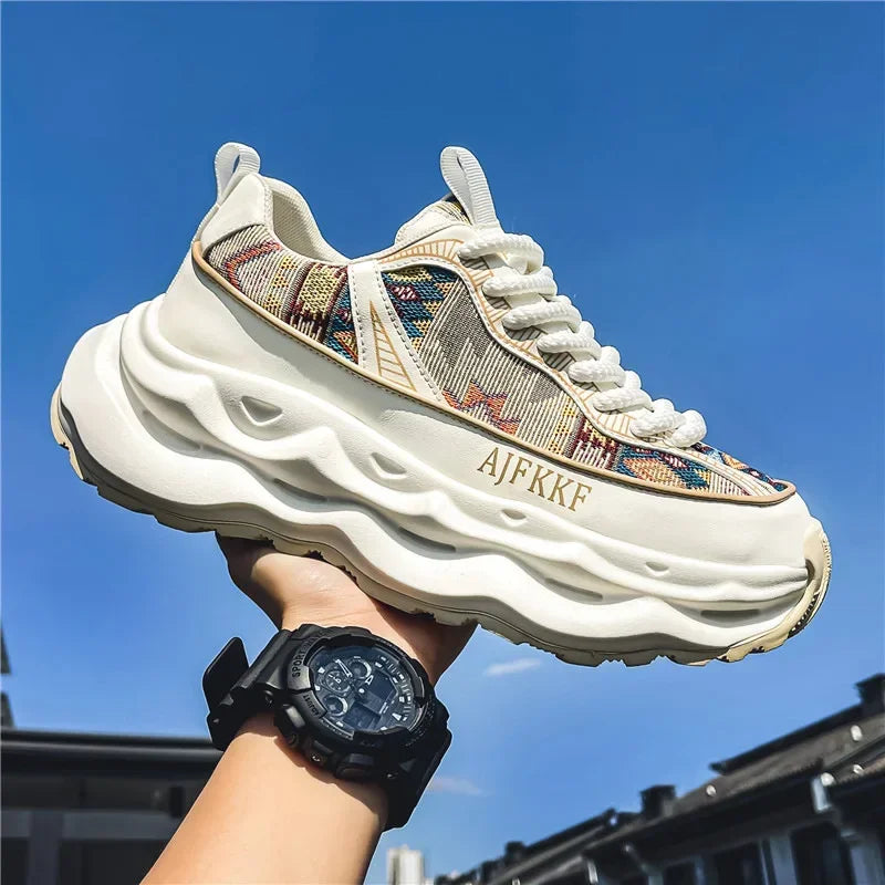 Breathable Chunky Designer Running Sneakers