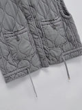 Women's Zip-up Vest Padded Jacket