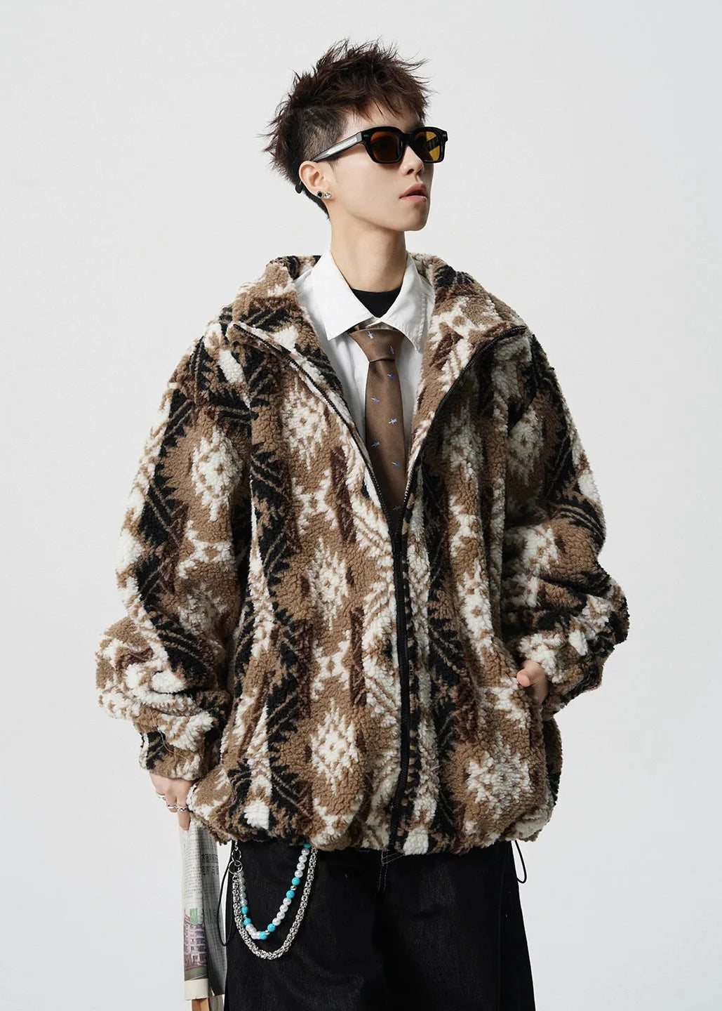 Comfortable Thick Winter Christmas Snowflake Jacket