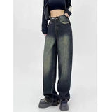 Retro Cool High Waist Wide Leg Jeans