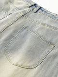 Quality Gradient Oversized Cozy Washed Jeans