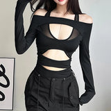 Goth Cyber Punk Dark Mesh T-Shirt