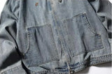 Premium Big Pocket Tooling Denim Jacket