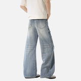 Summer Ripped Hole Wide Leg Jeans