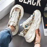 Breathable Chunky Designer Running Sneakers