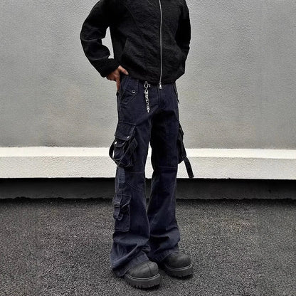 American Style Retro Trend Slim Baggy Jeans