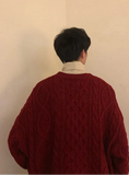 Cozy Christmas Cable Knit Sweater