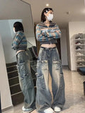 Rusty Baggy Korean Women's Cargo Pants