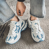 Vintage Stars Platform Sneakers