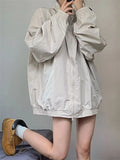 Oversized Windbreaker Women's Jacket