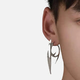 Spike Cyberpunk Irregular Shape Hoop Earrings