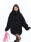 Women Cool Gothic Loose Long Sleeve Hoodie