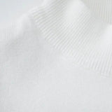 Warm Knitted Solid Color Classic Sweater