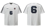 Elevated Y2K Patched Racing Short Sleeve Sport T-Shirt