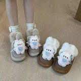 Cozy Warm Suede Ankle Shoes