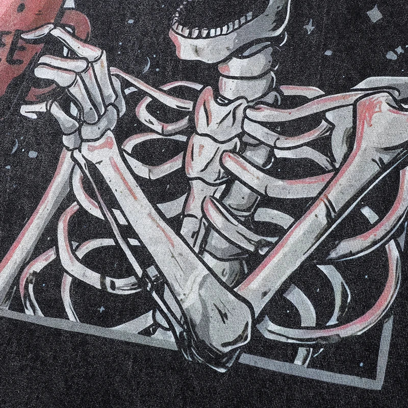 Staying Alive Skeleton T-shirt
