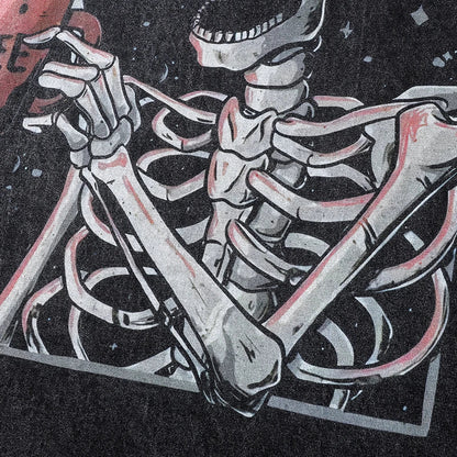 Staying Alive Skeleton T-shirt