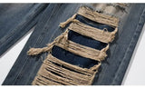 Washed Ripped Pants