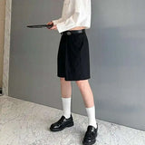 Men Elegant Solid Color Korean Style Short