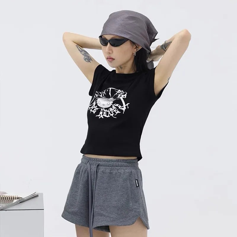 Edgy Grunge Aesthetics Japanese Anime T-Shirt