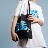 Cool Punk Love Print Shoulder Tote Bag