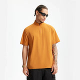 High Collar Urban Zip T-Shirt