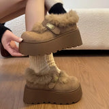 Chunky Platform Wedge Shoes