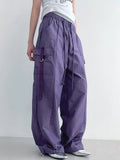Baggy Purple Cargo Pants