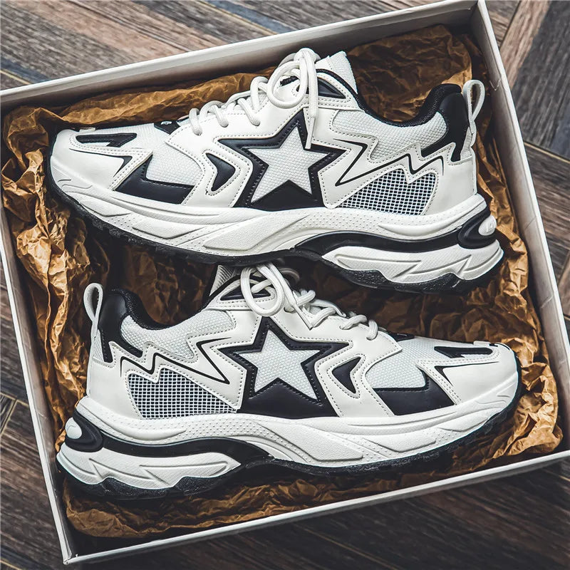 Vintage Stars Platform Sneakers