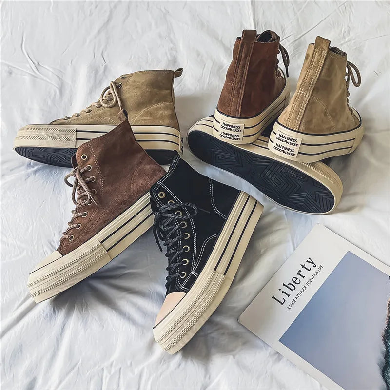 Y2K Stylish High Canvas Sneaker