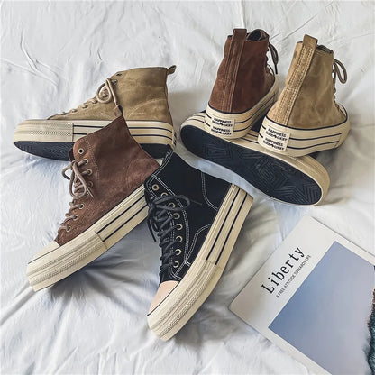 Y2K Stylish High Canvas Sneaker