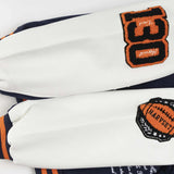 Men Essential Patchwork Baseball Varsity Jacket