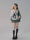 Versatile Slimming Casual Butterfly Pattern Cardigan