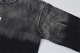 Flexible Gothing Distressed Ripped Long Sleeve T-Shirt