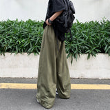 Versatile Loose Straight Cotton Wide Leg Pants