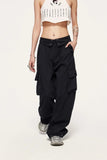 Turn-down Waist Cargo Pants
