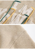 Stitched Ropes Embroidery Sweater