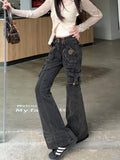 Flared High-Waist Denim Women's Jeans