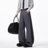 Men's Retro Wide Leg Casual Pants