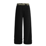 Streetwear Cool Camo Print Casual Wide Leg Jogger