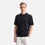 Summer American Style Striped Polo T-Shirt